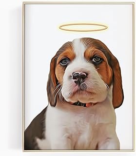 Healthy shop Custom Memorial Pet Portrait Personalised Dog Portrait Pet Loss Gifts Dog LoversPet Memorial Gift Dog Passed Away Gift Poster Canvas