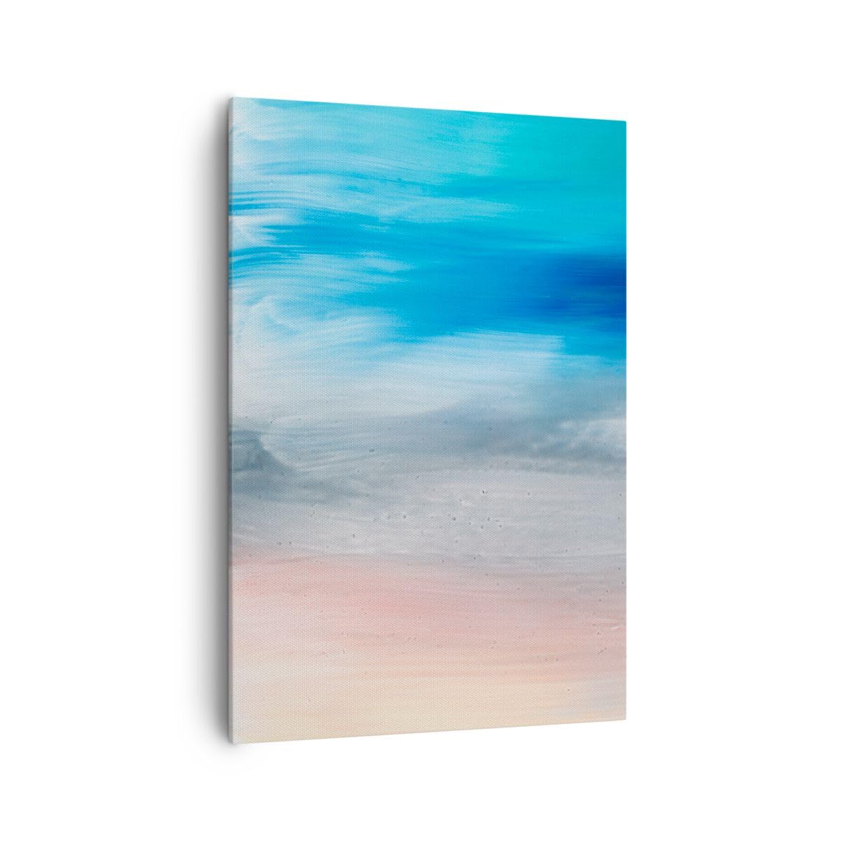 ARTTOR Leinwandbild 70x100 cm Wandbild Abstrakt Pastell - 5933