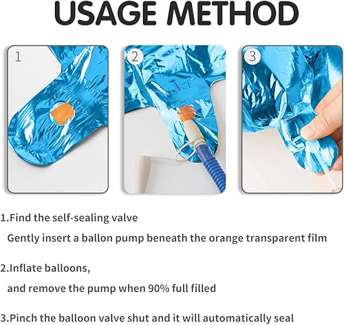 Miniatura 3 de Globo azul de 40 pulgadas, globo del número 6, globo de número de cumpleaños, globos azules grandes de aluminio, fiesta de cumpleaños, graduación,
