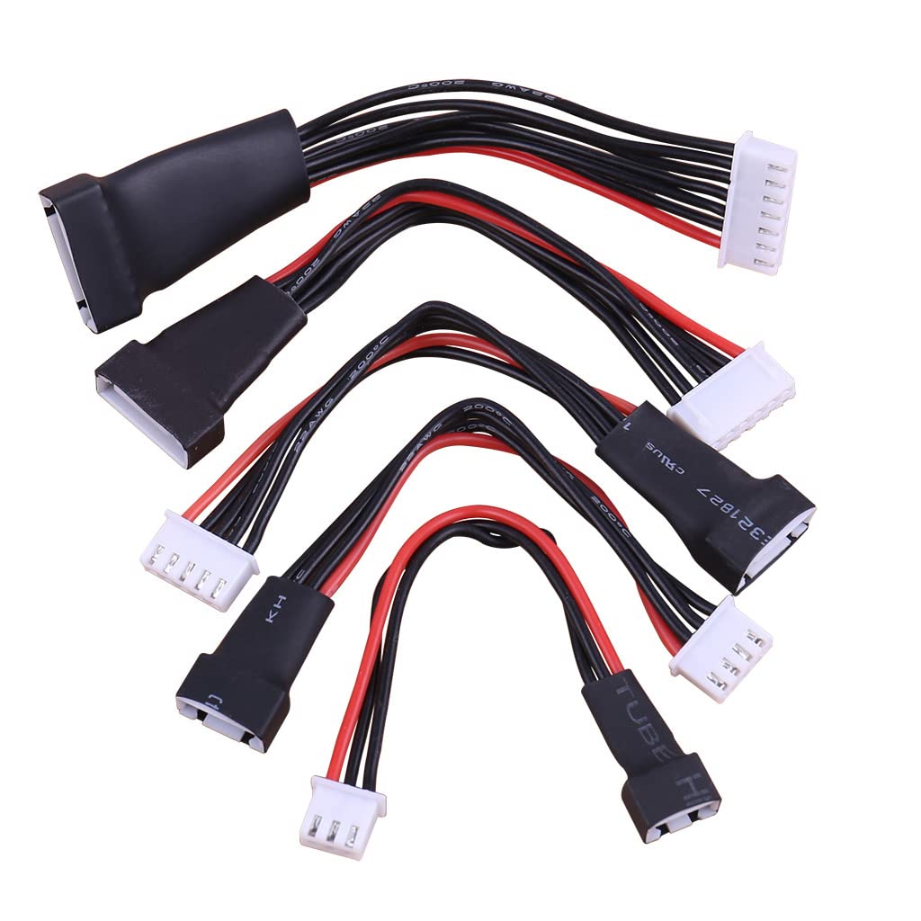Hsthe Sea 2S 3S 4S 5S 6S LiPo Battery Balance Charger Extension Cable for RC Drone Quadcopter and Multi-Roors