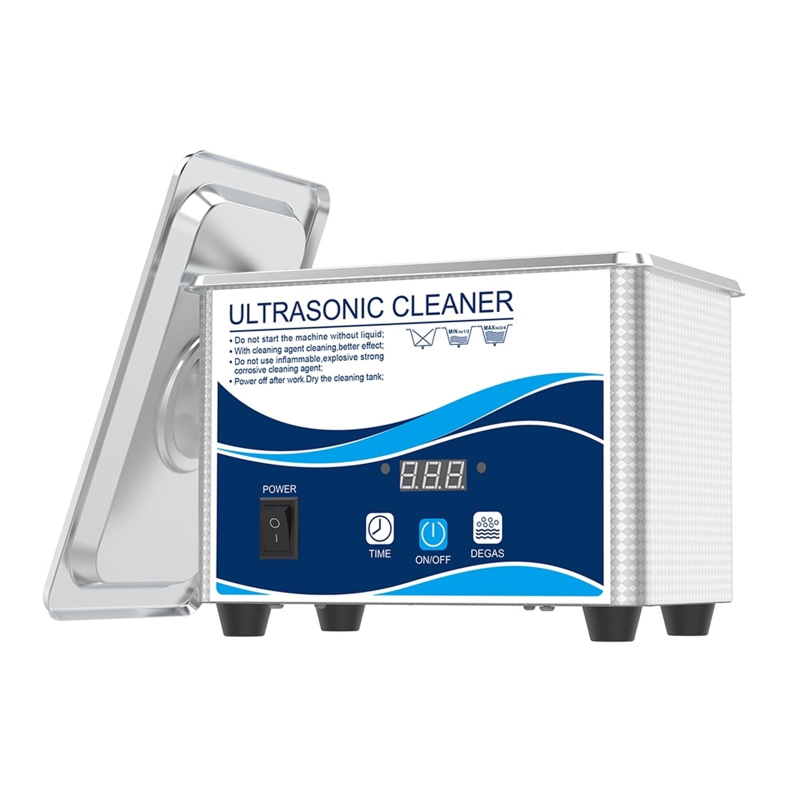 Środek do czyszczenia biżuterii, Ultra Cleaner Ultradźwiękowy środek czyszczący do okularów Wysokiej częstotliwości kąpiel czyszczenia, biżuterii, naszyjników na element
