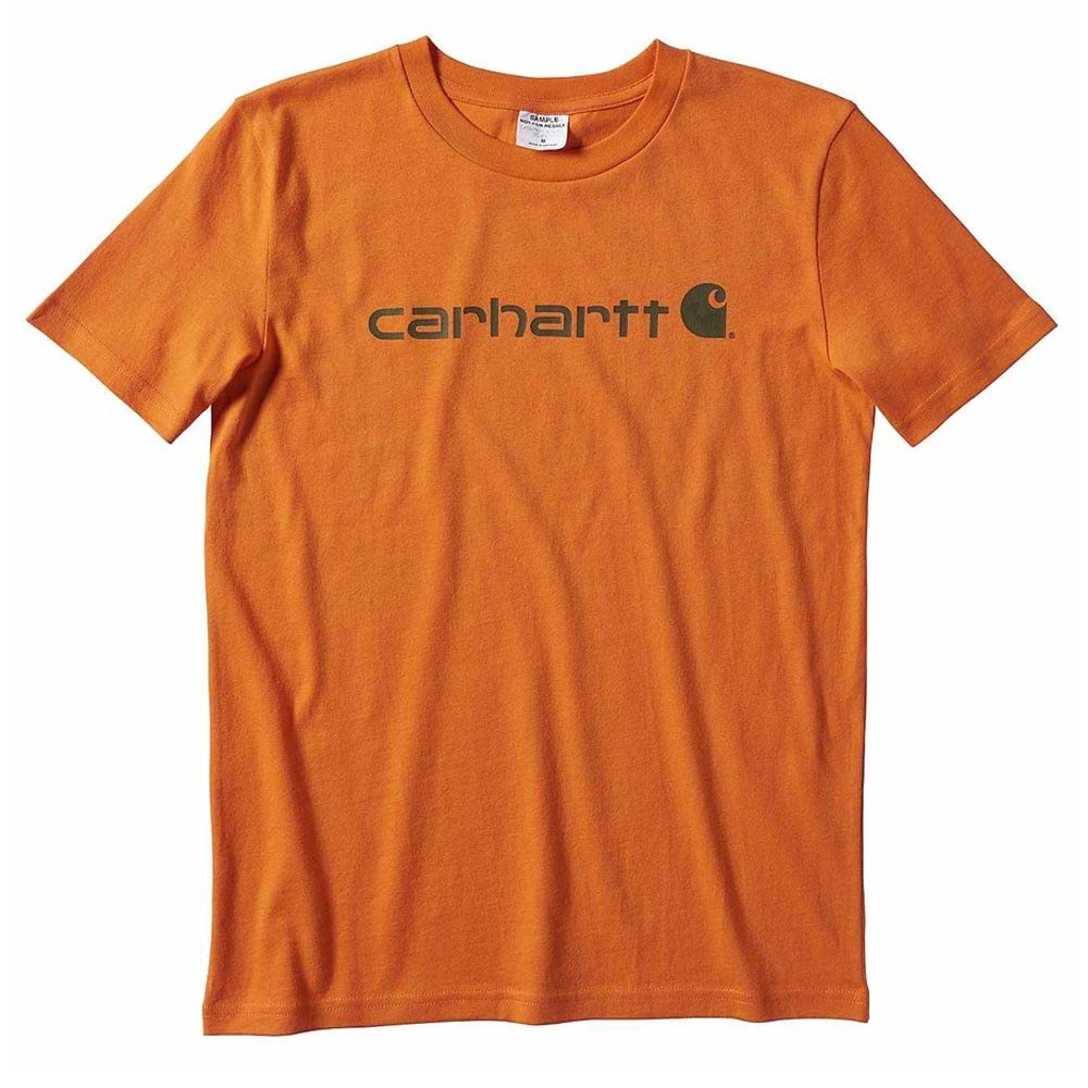 Carhartt Kid's CA6156 Short-Sleeve Logo Tee - Boys