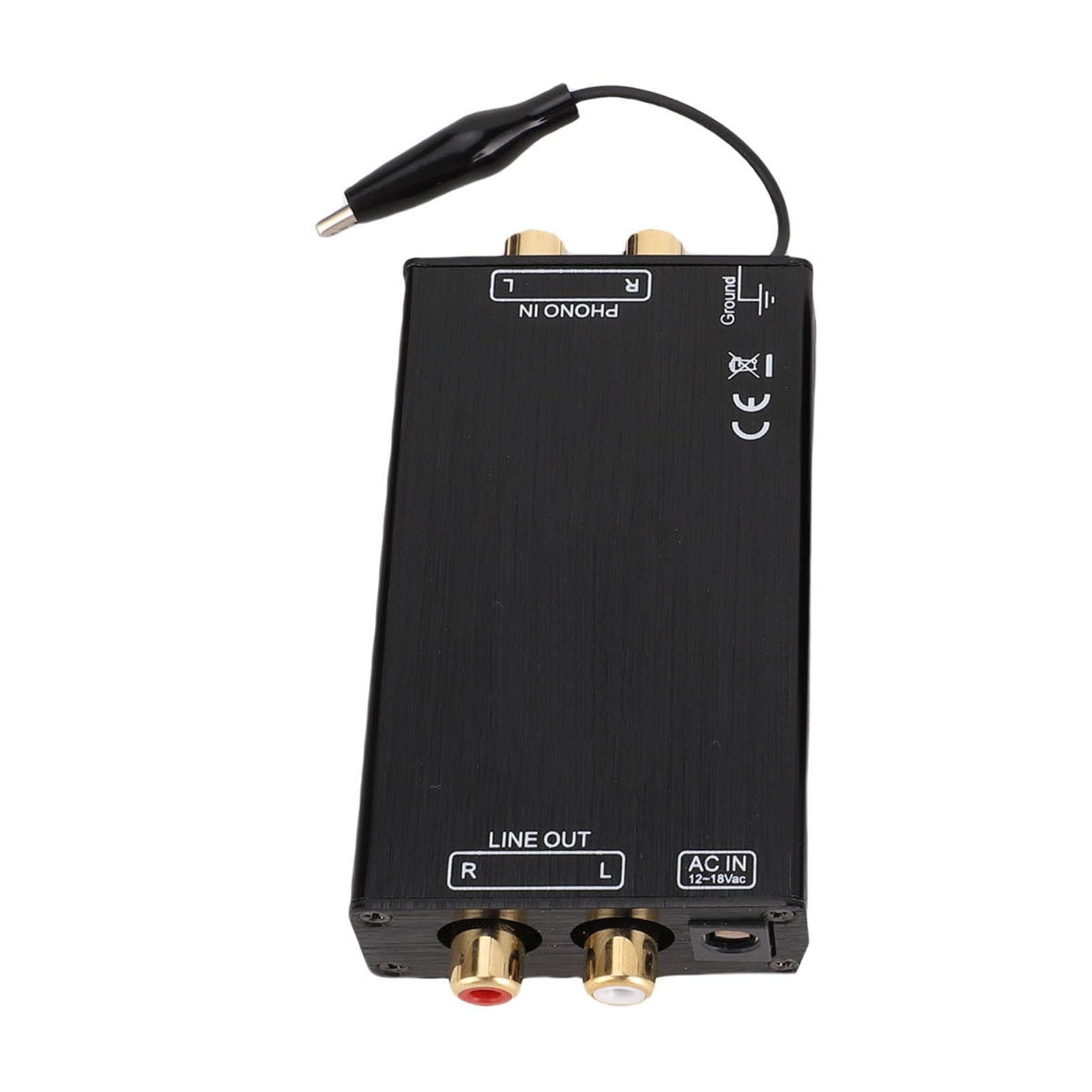Preamplificador de Phono estéreo, Tocadiscos, Amplificador de Potencia AV con 2 interfaces de vídeo Compuesto, Entrada y Salida Ac230v