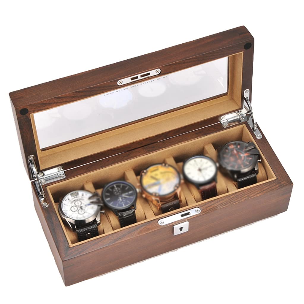 Boîte de montre en bois cadeau d'anniversaire idéal pour homme et ami