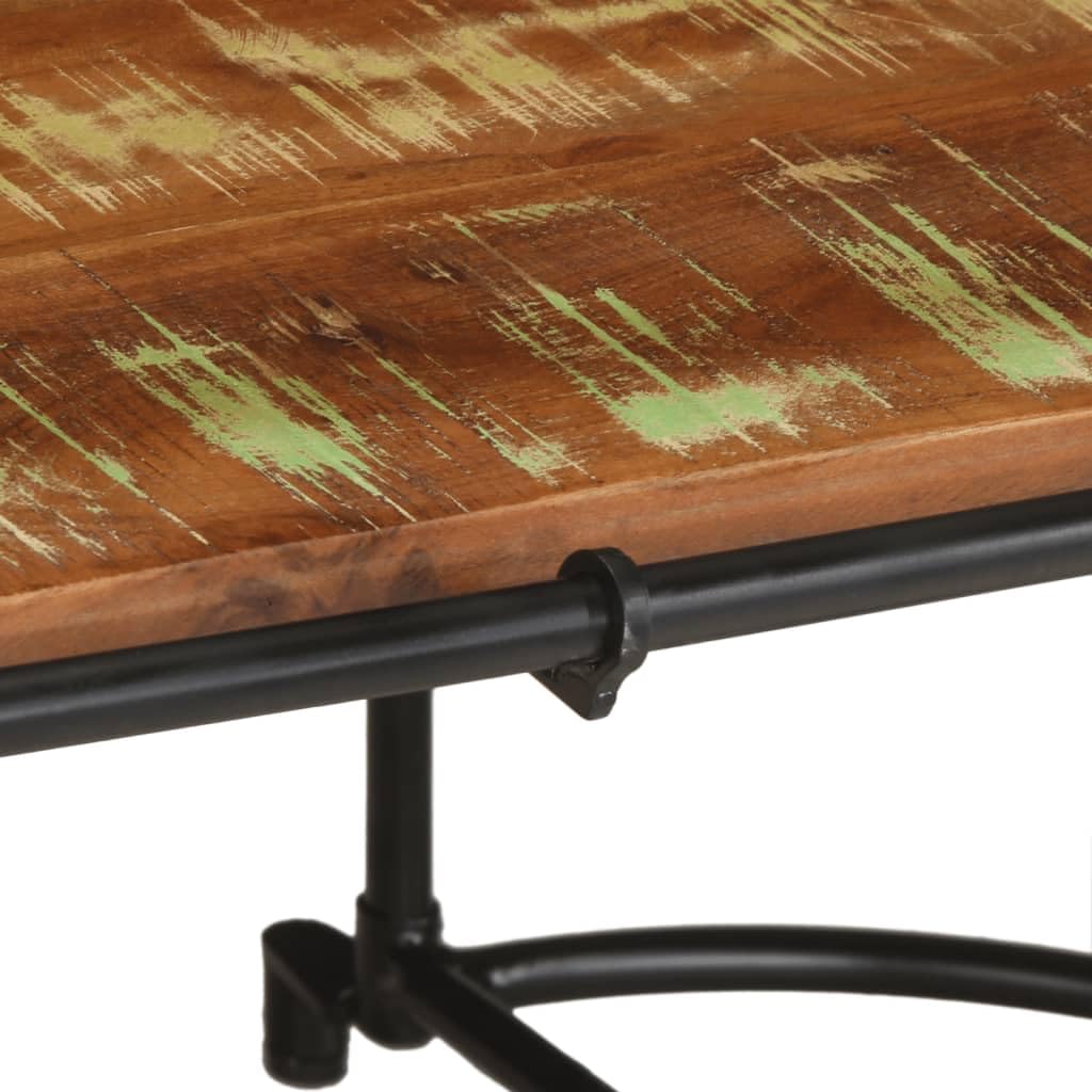Homgoday Tavolino da caffè 110 x 55 x 40 cm, in legno massiccio recuperato, tavolino da tè, per soggiorno, sala ricevimenti per ospiti, ufficio e corridoio