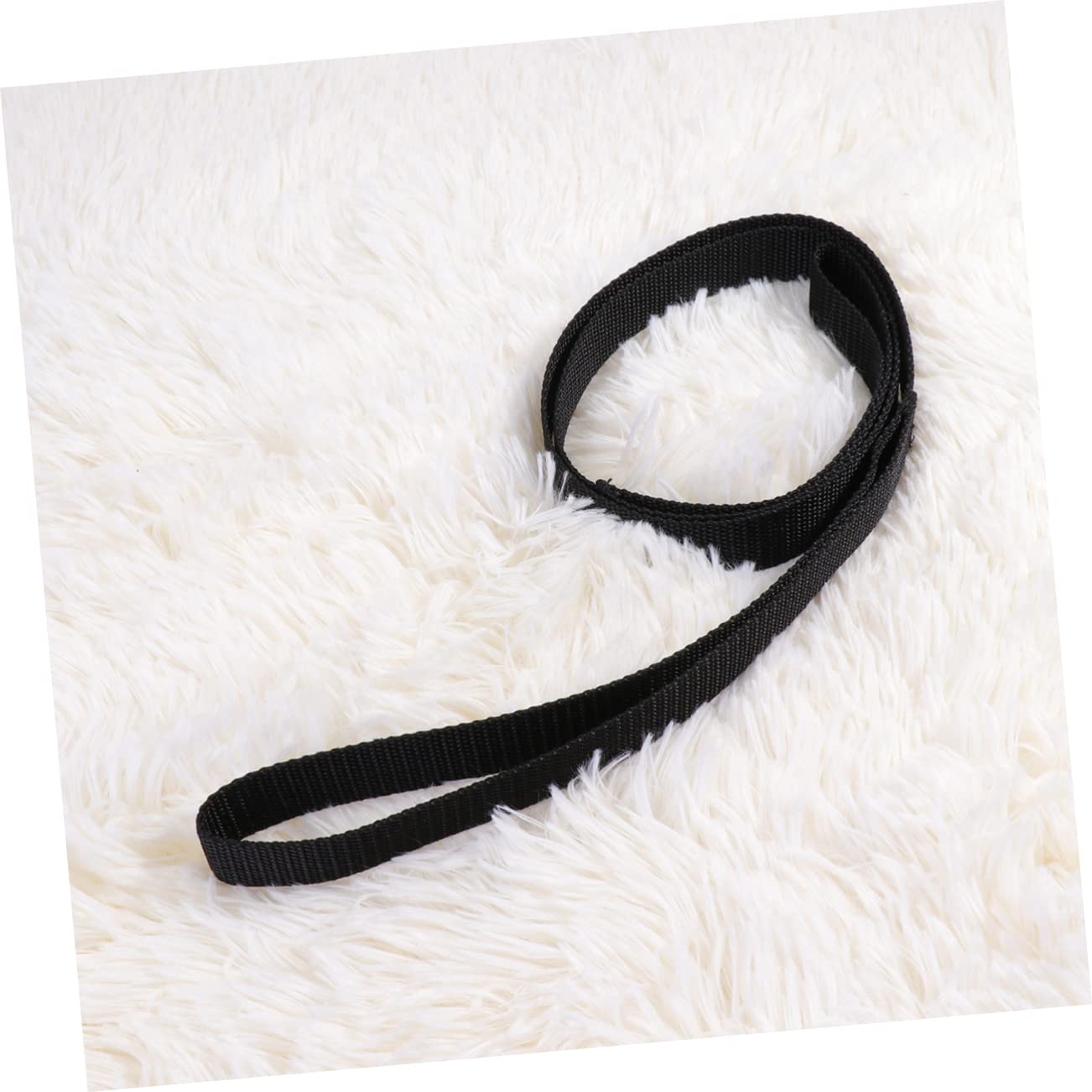 NOLITOY 2pcs Handgrip Foot Lifter Belt Long Band Mobility Thigh Lifter Strap Wheelchair Leg Lifter Foot Lifter for Disabled Leg Raiser Sling Lifting Belt Rigid Foot Loop Black