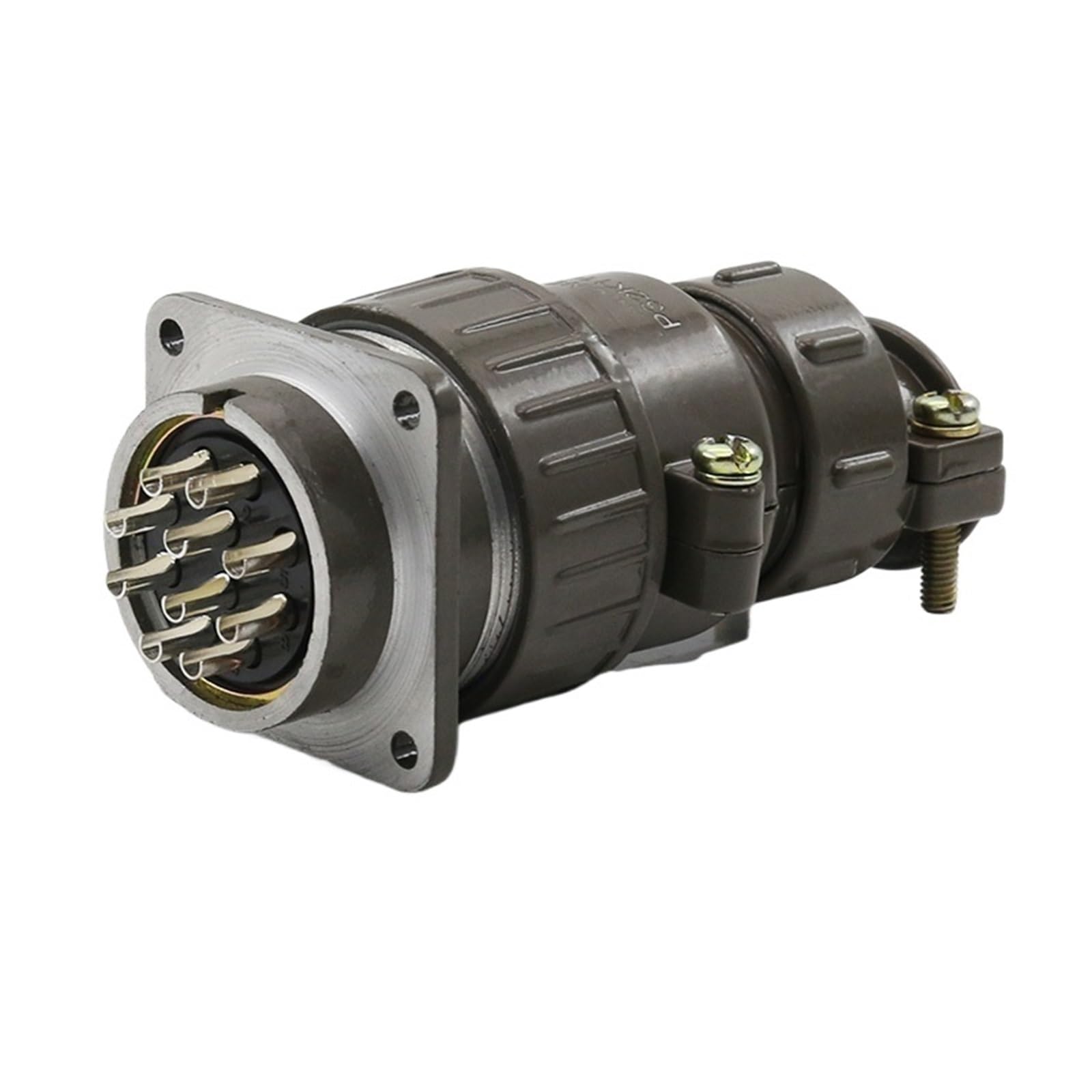 Conector de aviación serie P32 con núcleo de 32 mm y 10 contactos para panel