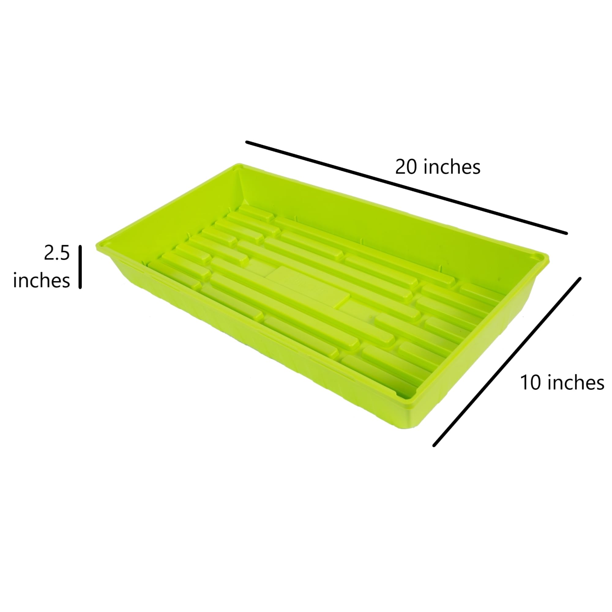 Sunpack 10"x20" MegaTray I.D. Lime Green - Image 3