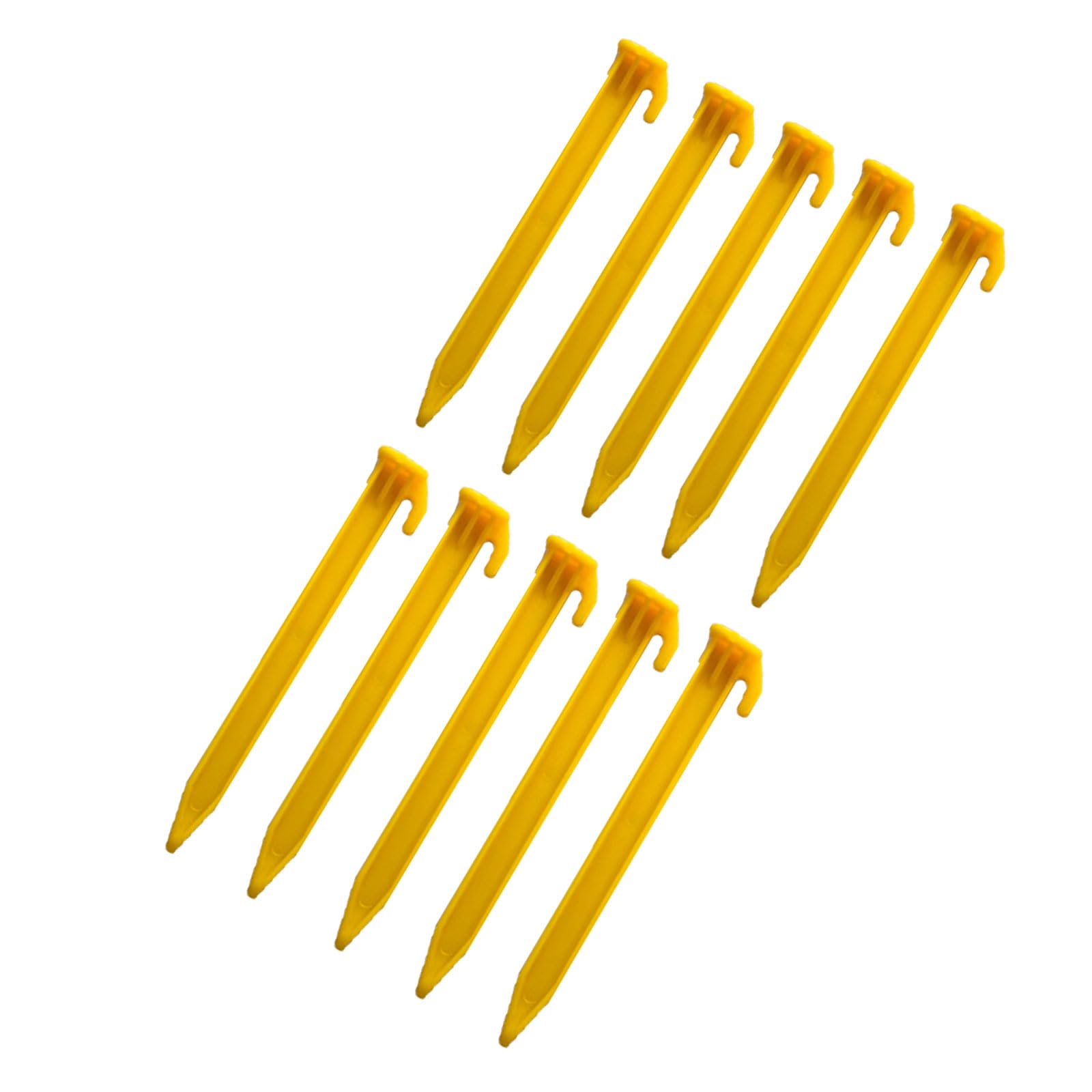 YIBAISI 10Pcs Outdoor Campings Anchors Peg Tent Stake Heavy Dutys Beach Tent Peg Anchors Canopies Stake