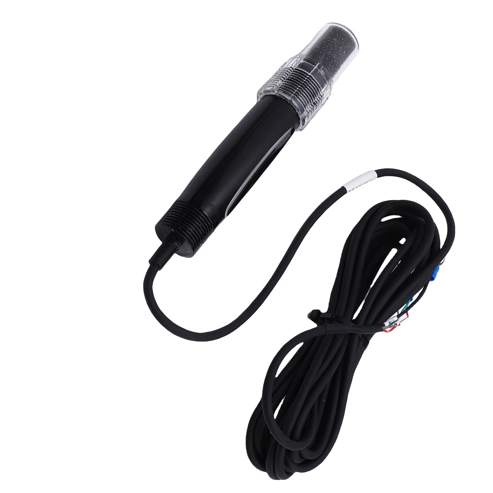 SIXRUN Sonda de Electrodo de PH Industrial Sensor de Alta Precisión con Compensación de Temperatura para Uso en Laboratorio Material ABS 1 Unidad