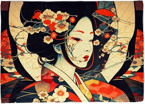 GOLEHS Tapiz de emperatriz japonesa mística, disponible en tamaños de 30 a 90 pulgadas, con herramientas de fácil instalación incluidas (tamaño: 60 2