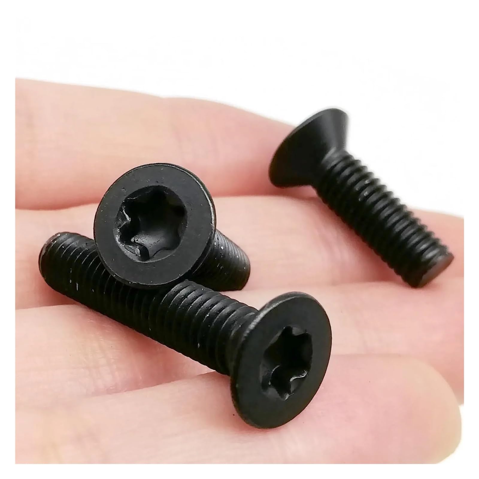 GamirA 285/1020 Uds Mix M2 M2.5 M3 M4 M5 Negro 304 Acero Inoxidable Seis lóbulos Torx Cabeza avellanada Plana Tornillo Surtido Kit de Caja (Color : Set B 1020pcs)