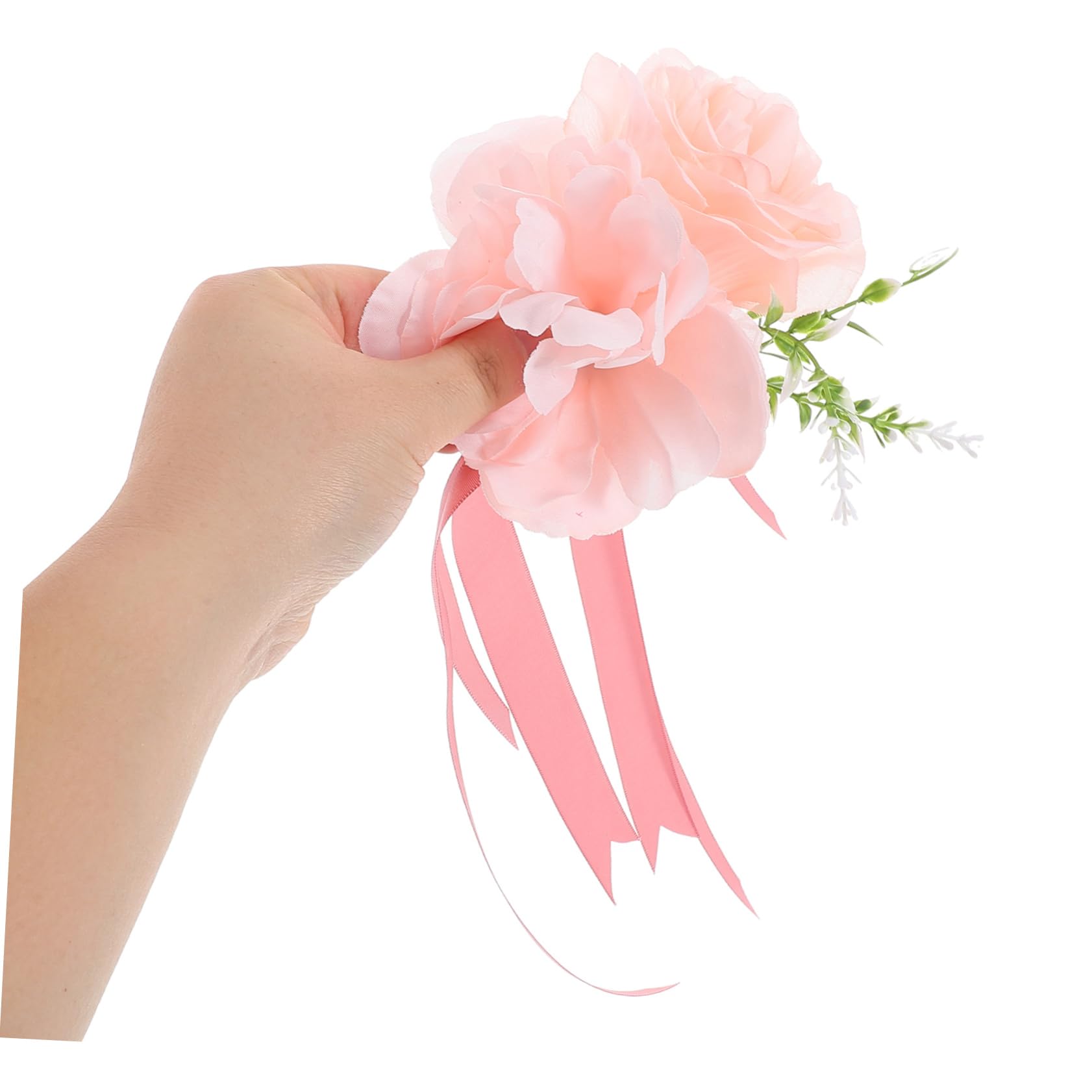 IMIKEYA Hochzeitsauto-Dekoration mit Künstlichen Rosen und Schleifen für Partys und Events Auto-Accessoire Blumenarrangement
