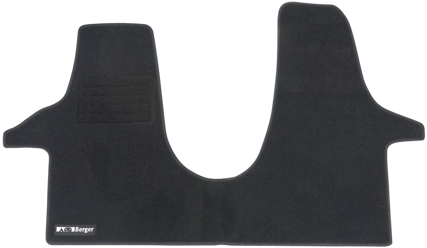 BERGER Fußmatte Fahrerhaus Passgenau & fahrzeugspezifisch – Kunststoff Automatten für Wohnmobil Camping