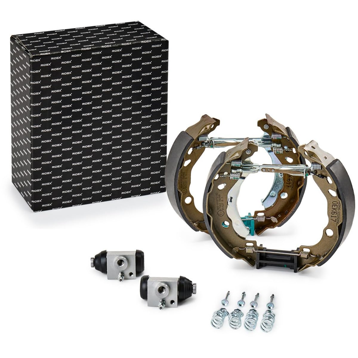 RIDEX 3859B0182 Kit de freins à tambour Arrière avec cylindre de roue avec instructions de montage Compatible avec CITROËN C3 I 3/5 portes FC, FN