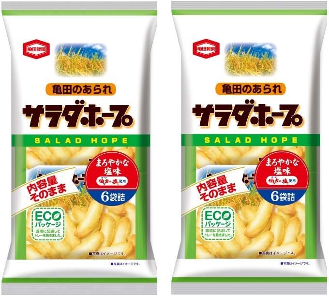 【お試し】亀田製菓 サラダホープ　90g(6袋詰) ×2袋