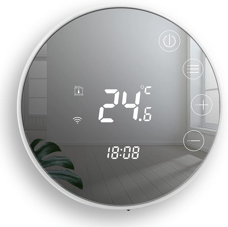 BEOK CONTROLS Okos Padlófűtés Termosztát WiFi Programozható Elektromos Fűtésszabályozó Tuya Smart Life Google Home Alexa