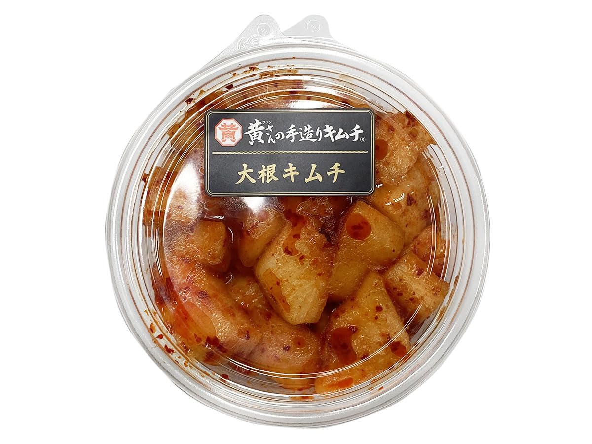 Amazon.co.jp: 黄さんの手造りキムチ 大根キムチ 刻み 360g （パック