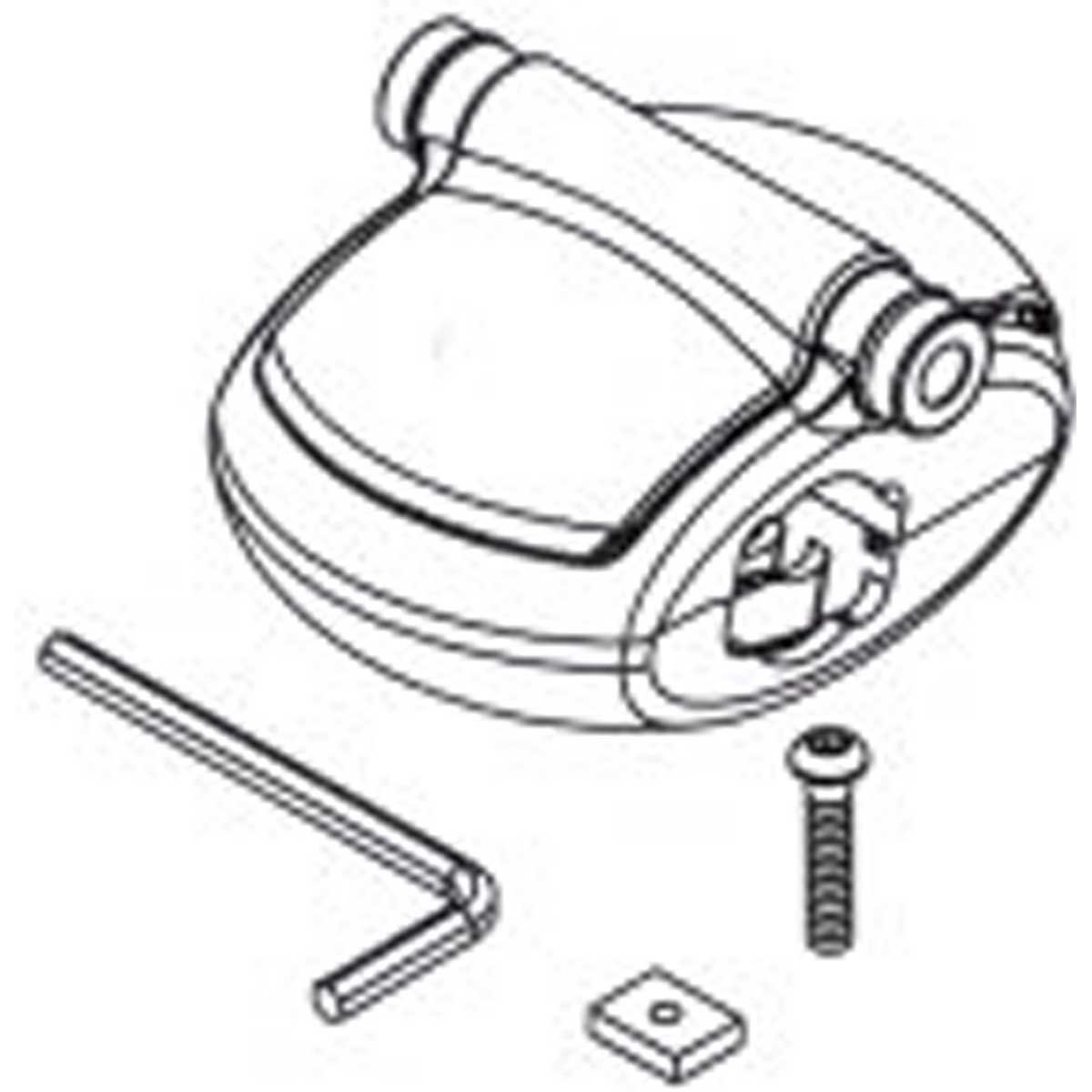 Yakima 8820115 BeddyJo Replacement Pod Assembly - Spare Part for Car / Truck Rack