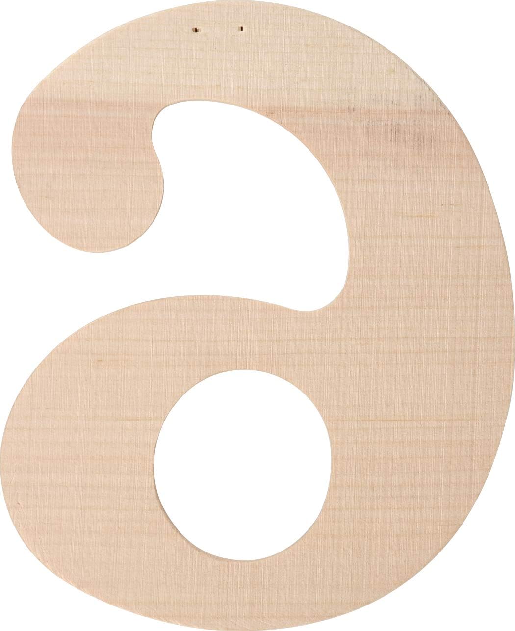 Hillman 847327 Pine House Number 6, 6.5-Inch Wood