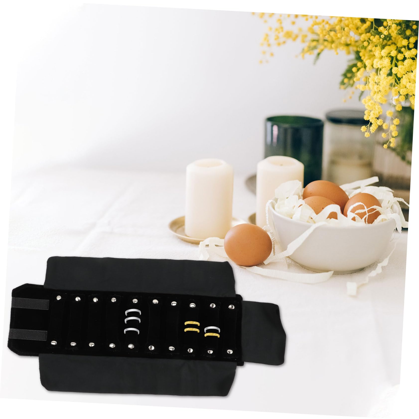 MAGICLULU 3pezzi Borsa Porta Gioielli Da Viaggio Organizer Portatile Per Anelli e Accessori Per Casa e Viaggi Per Donne e Famiglie