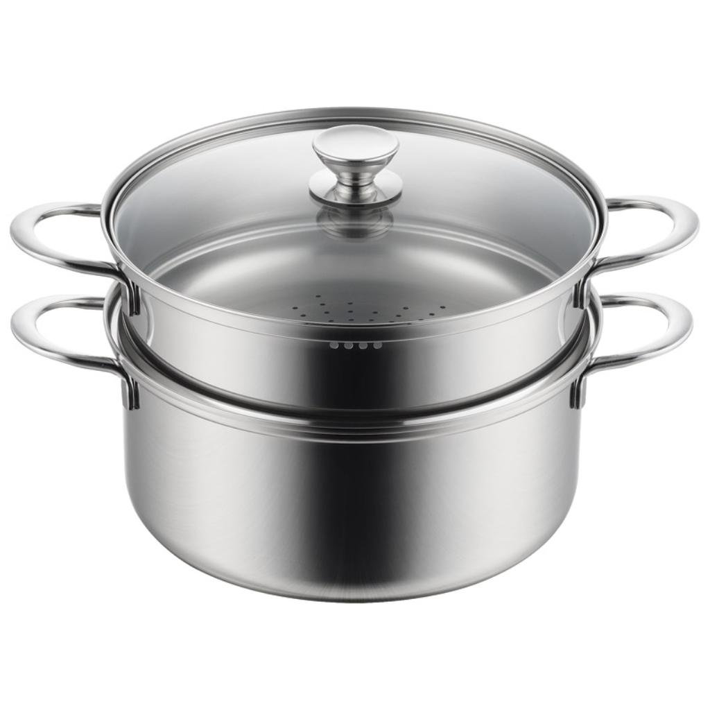 Amazon｜アンモード 二段 蒸し器 26cm AM-26S｜蒸し器・せいろ