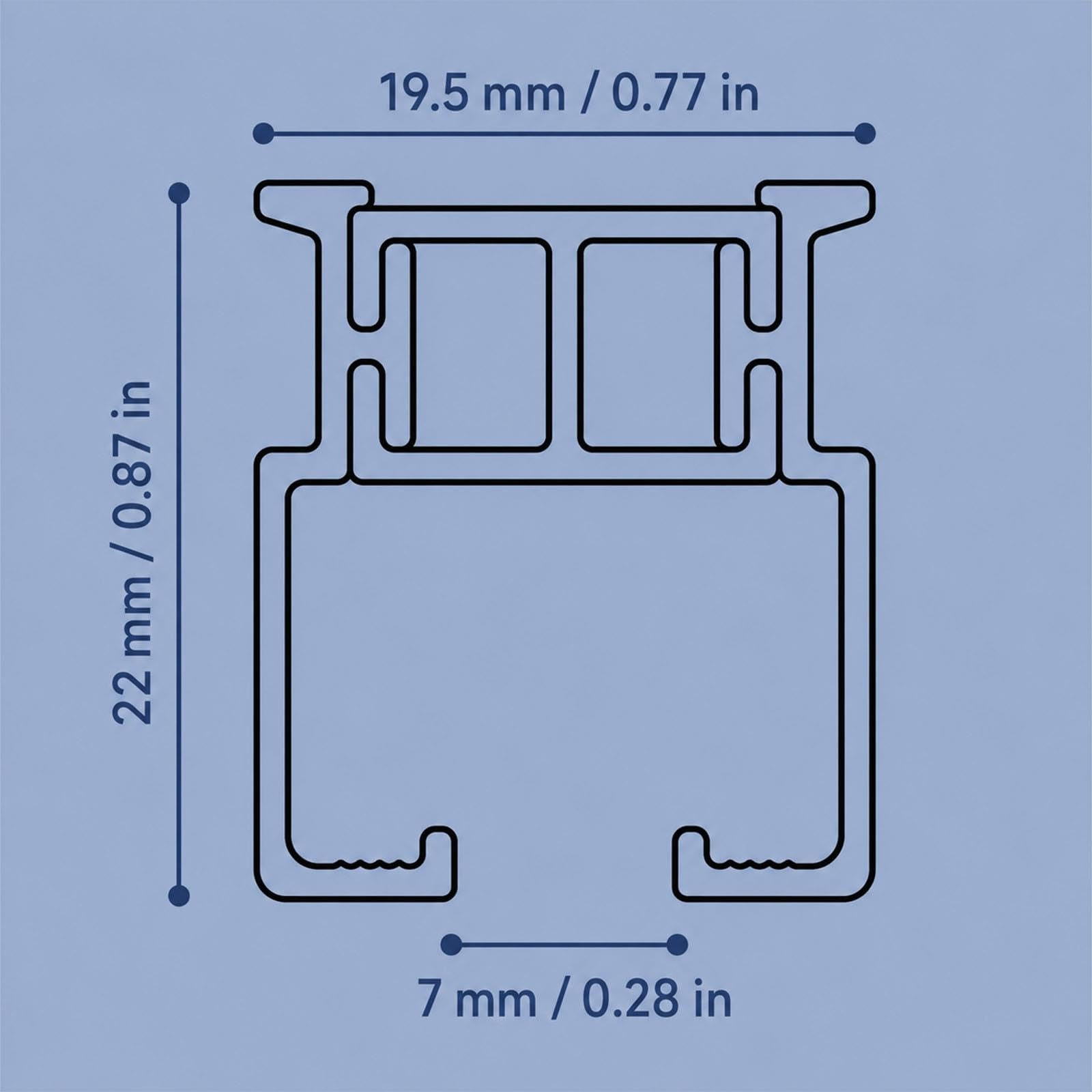 Flexible Aluminum Curtain Track, Ceiling Or Wall Mount, Bendable