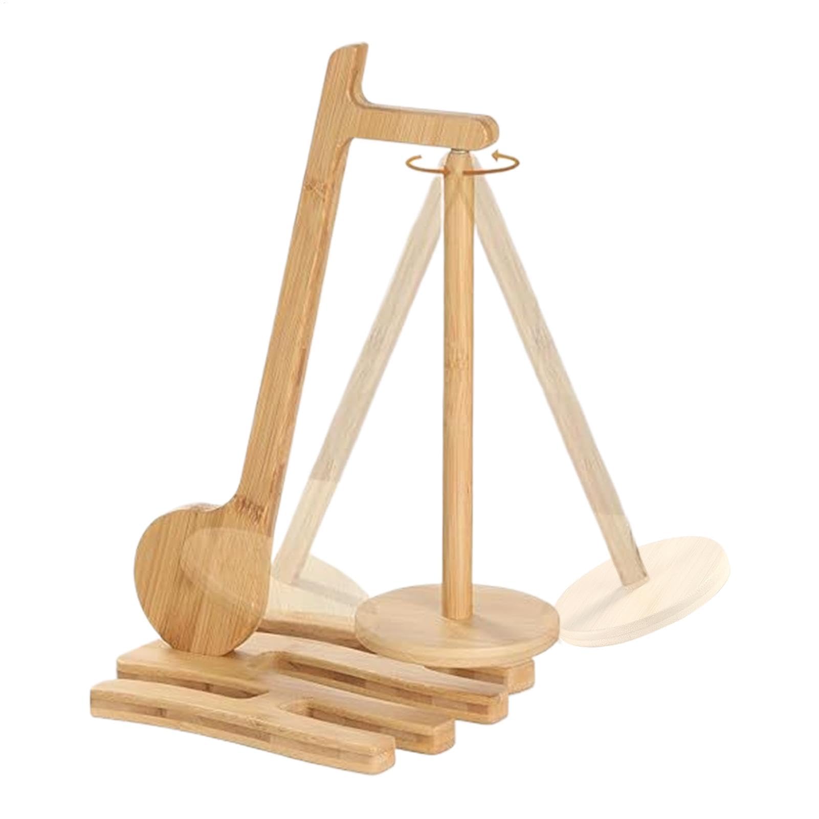 Porte-fil magnétique en bois anti-nœud pour tricot fluide et crochet sans stress