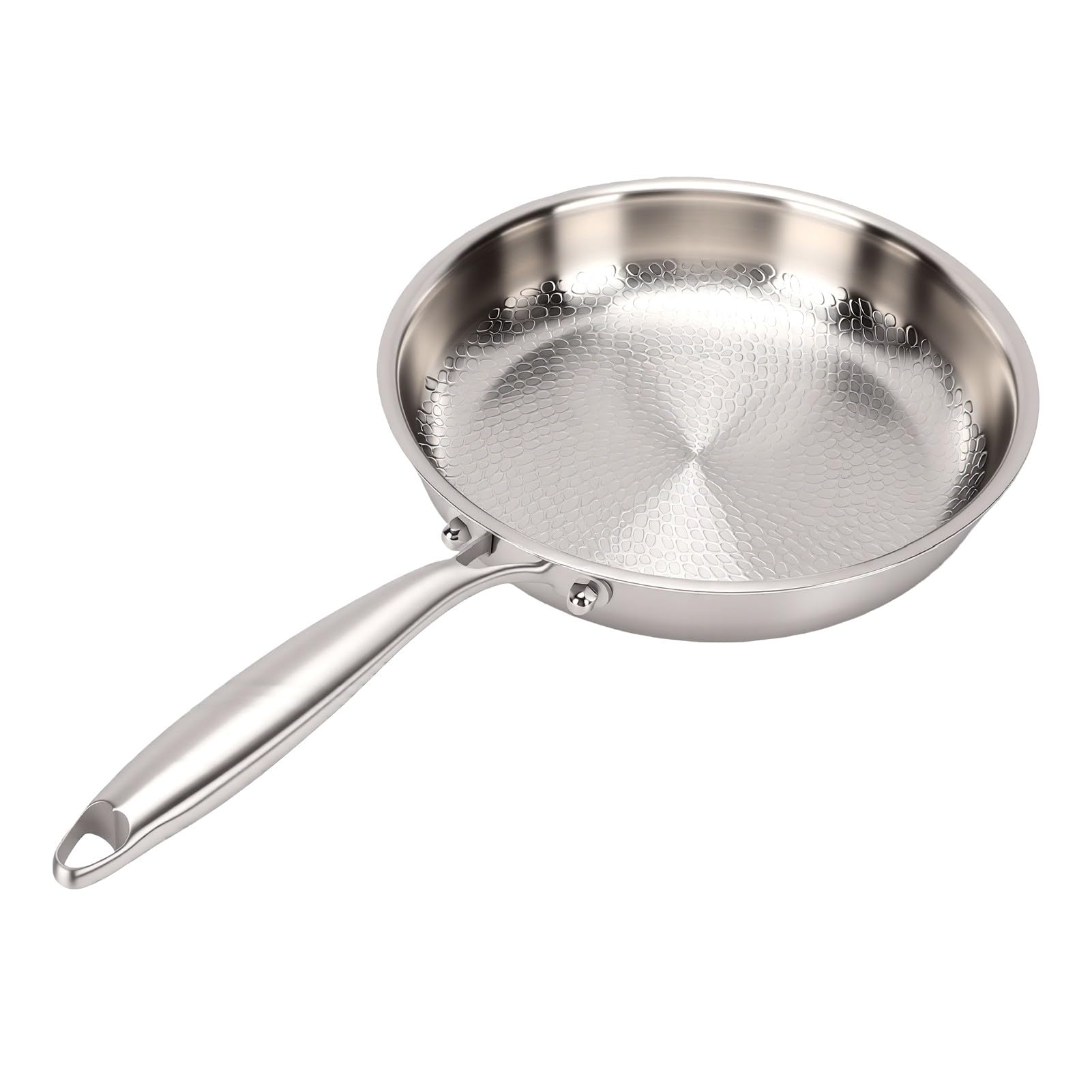 Padella in Acciaio Inox 26 Cm con Coperchio