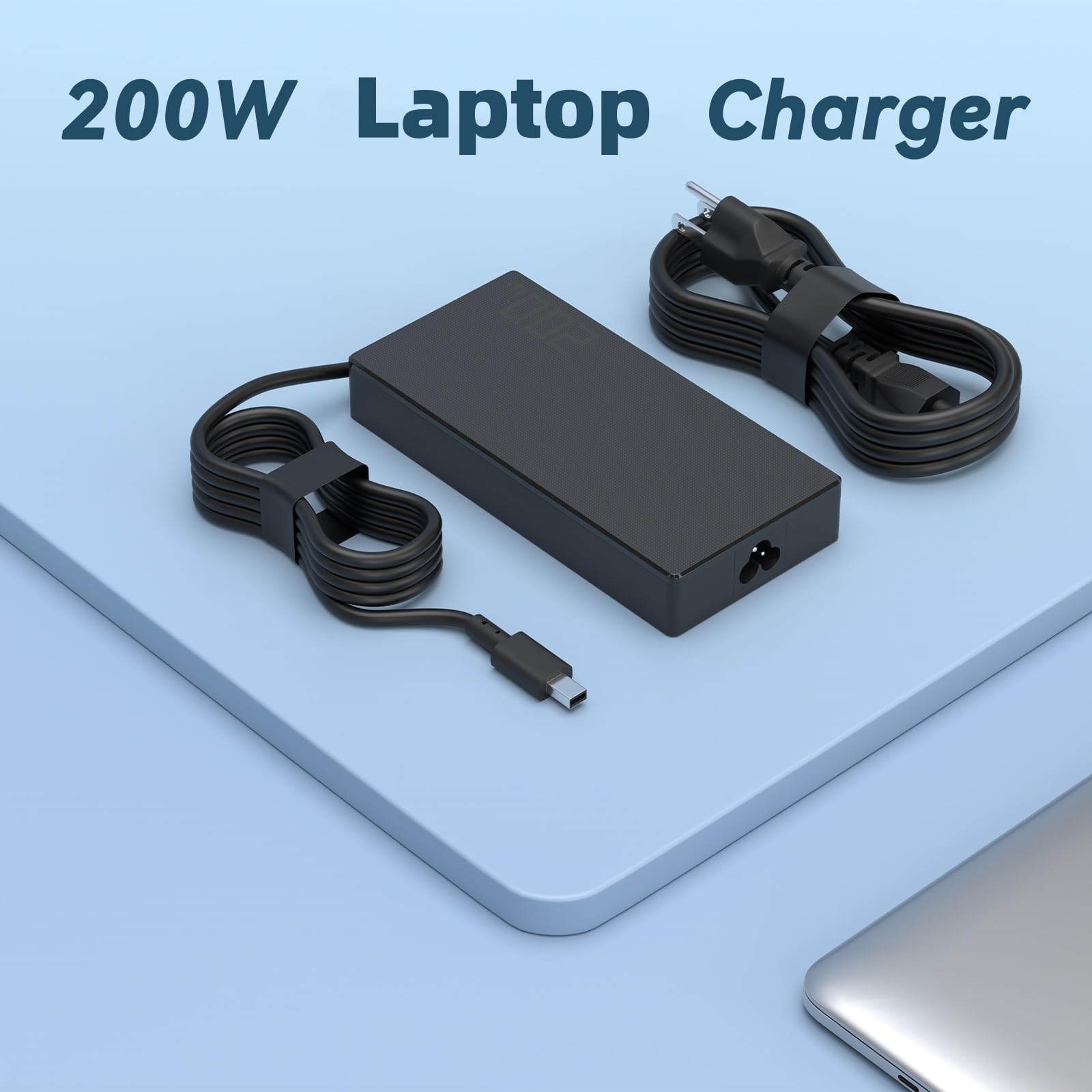 Caricabatterie per laptop DECSZDY 200W 20V 10A compatibile con ASUS ProArt P16 PX13 H7606 HN7306HN Rog Zephyrus G16 16,0'' GA605 GU605MY GU605MI GU605MV Gaming Laptop ADP-200JB K Alimentatore