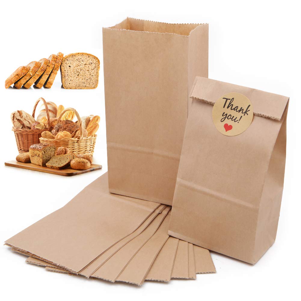 FOCCIUP Confezione Da 100 Sacchetti Di Carta Kraft Marrone 4x6 Pollici Sacchetti Piatti Per Bomboniere E Dolcetti~p113752700 FOCCIUP Confezione Da 100 Sacchetti Di Carta Kraft Marrone 4x6 Pollici Sacchetti Piatti Per Bomboniere E Dolcetti~p113752700
