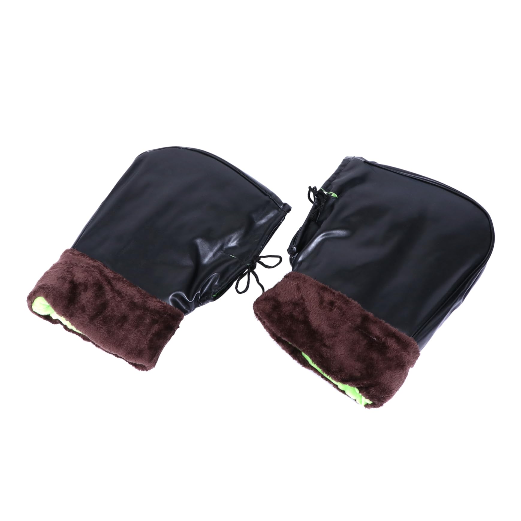 Happyyami 1Pair Winter Windproof Handlebar Gloves Thicken Warm Gloves for Outdoor Cycling Comfortable Protection for Hands Present for