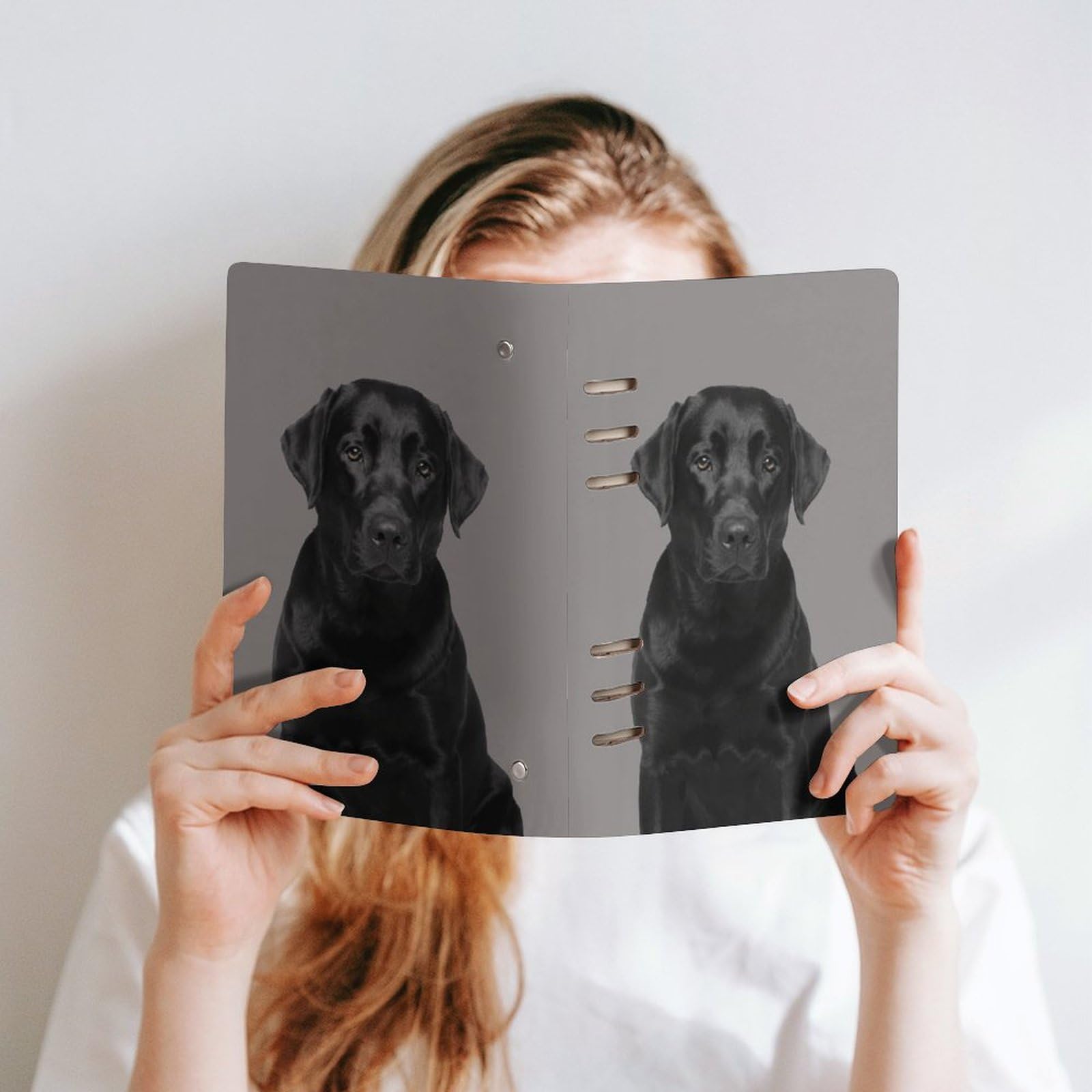 Amazon | ルーズリーフノート ラブラドール レトリーバー犬 システム 