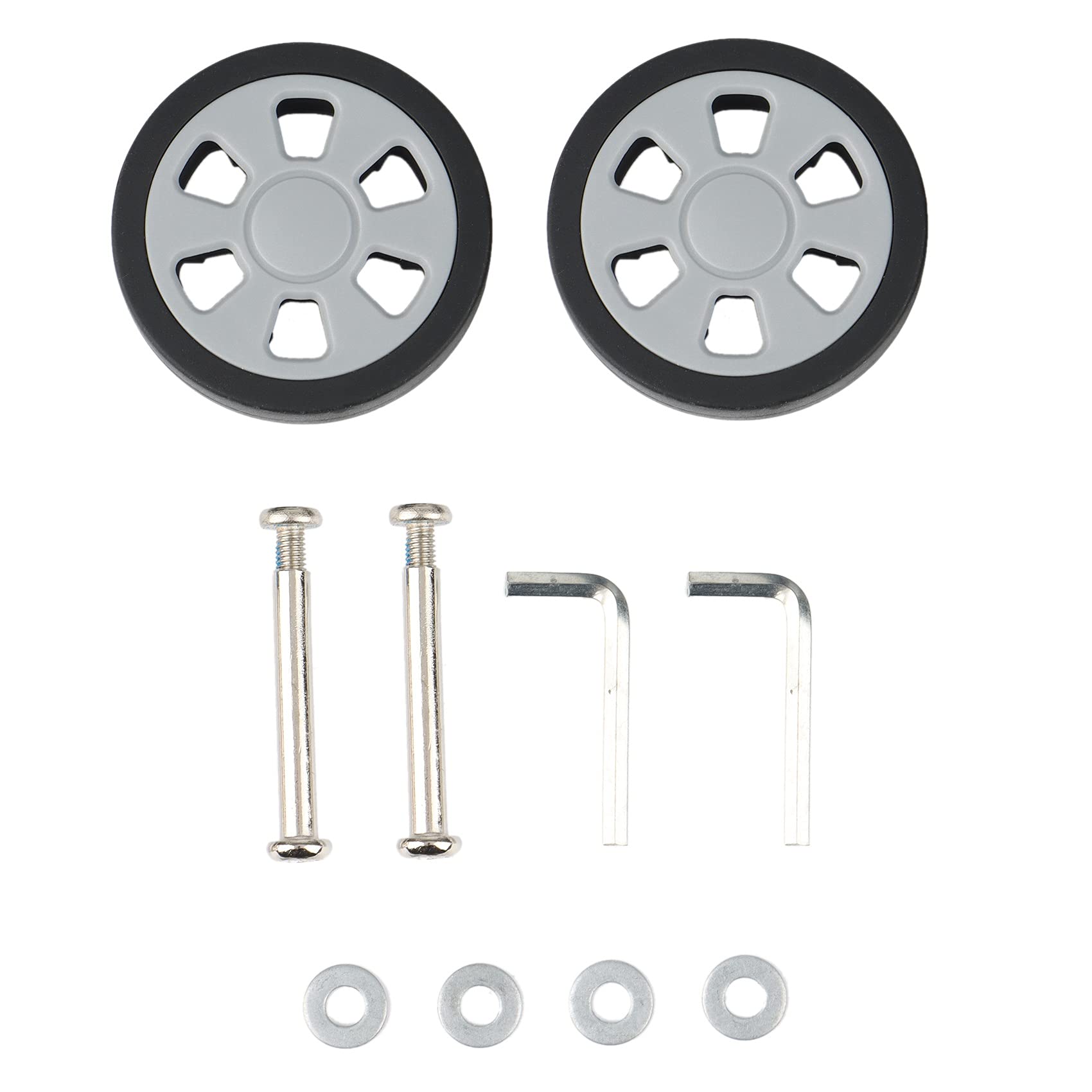 Ctrlzs Luggage Accessories Wheels Aircraft Suitcase Pulley Rollers Mute Wheel Wear- Parts Repair 60X12mm