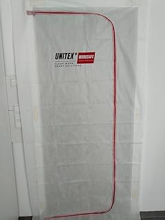 Unitex Staubschutztür! TOP !Bautür,Durchgang! 220x110 mm (2er-Set) MADE IN GERMANY inkl. doppel. Klebeband