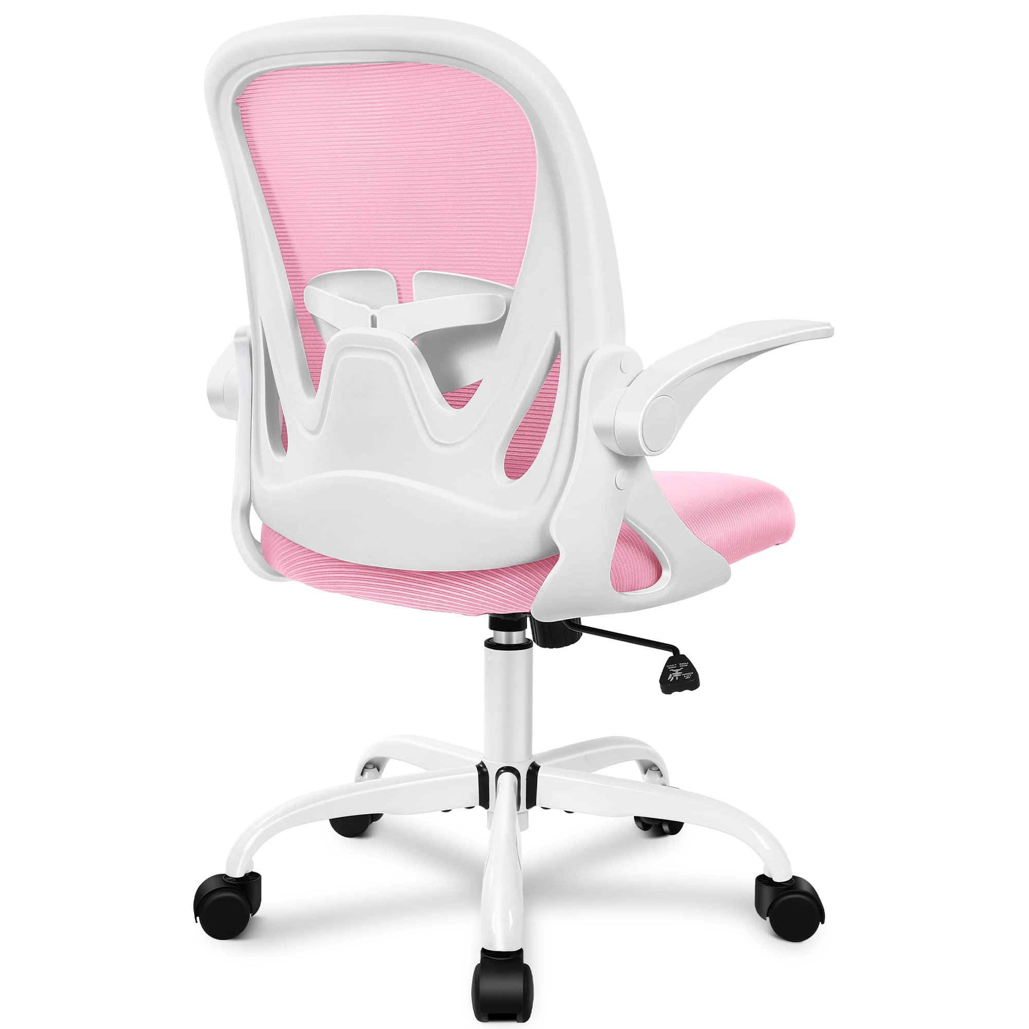 Primy Office Chair Ergonomic Desk Chair with Adjustable Lumbar Support and Height, Swivel Breathable Desk Mesh Computer Chair with Flip up Armrests