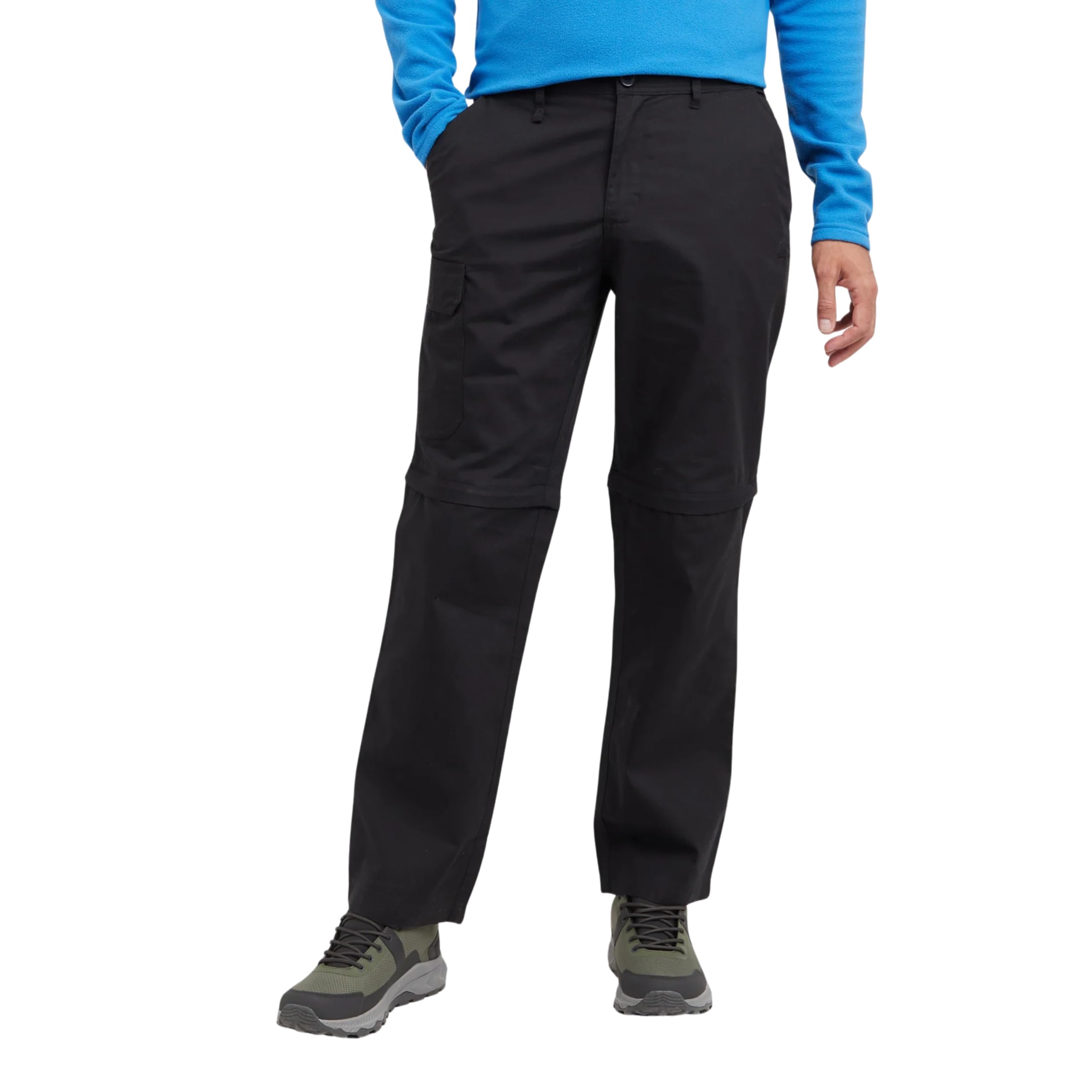 Peter Storm Men's Black Ramble Ii Convertible Trousers Small