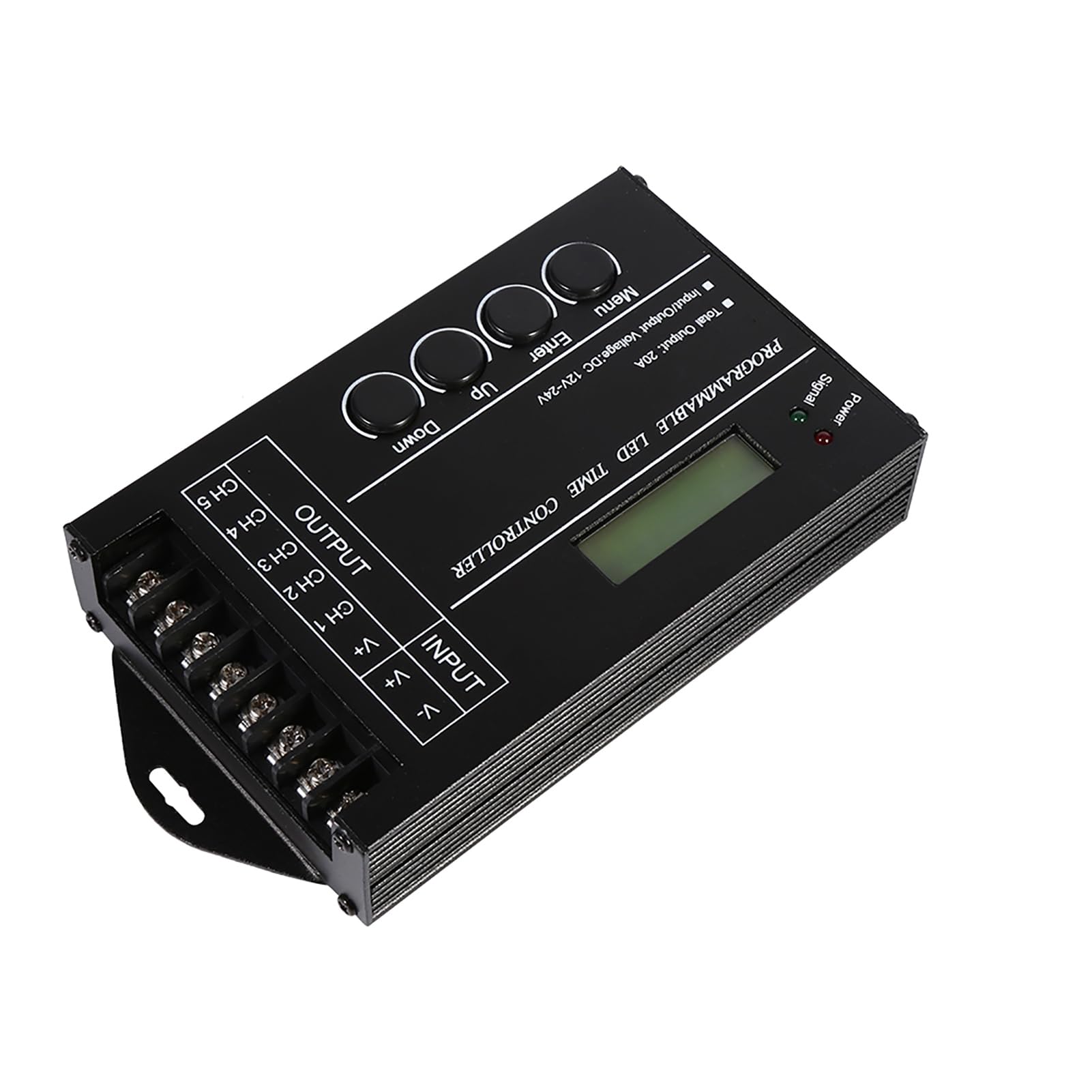 TC421 kontroler LED 5 kanałów programowalny czas regulowany kolorem za pomocą kabla CD USB do zastosowań DC12 24 V 20 A profesjonalny serwis posprzedażowy