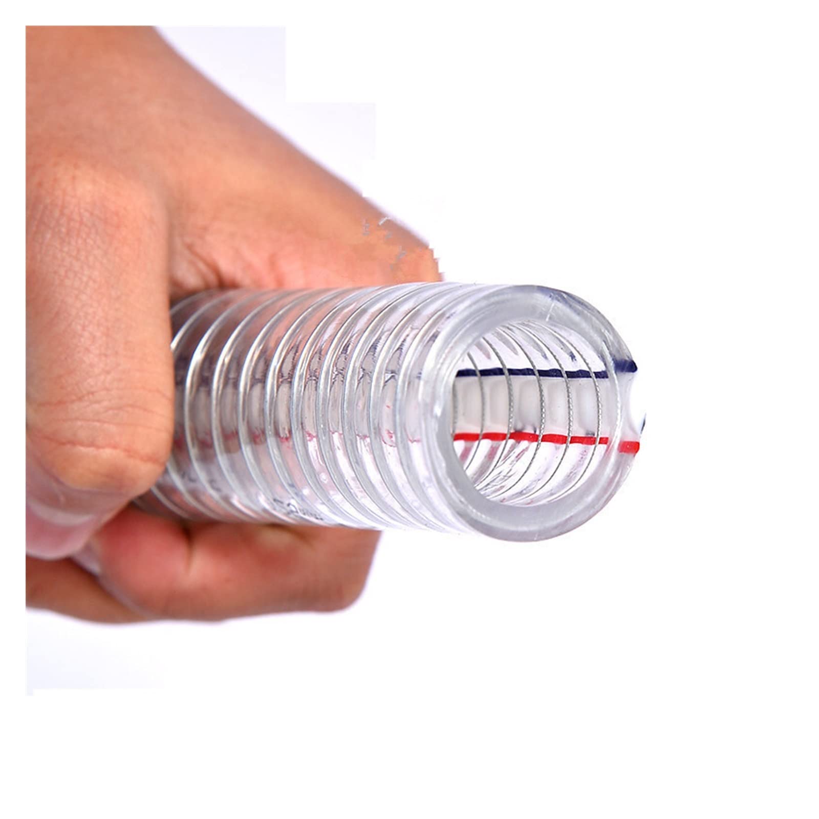 tubo flexible, Manguera de plomería PVC blando transparente 1 m, tubo flexible for bomba agua 10-38 mm