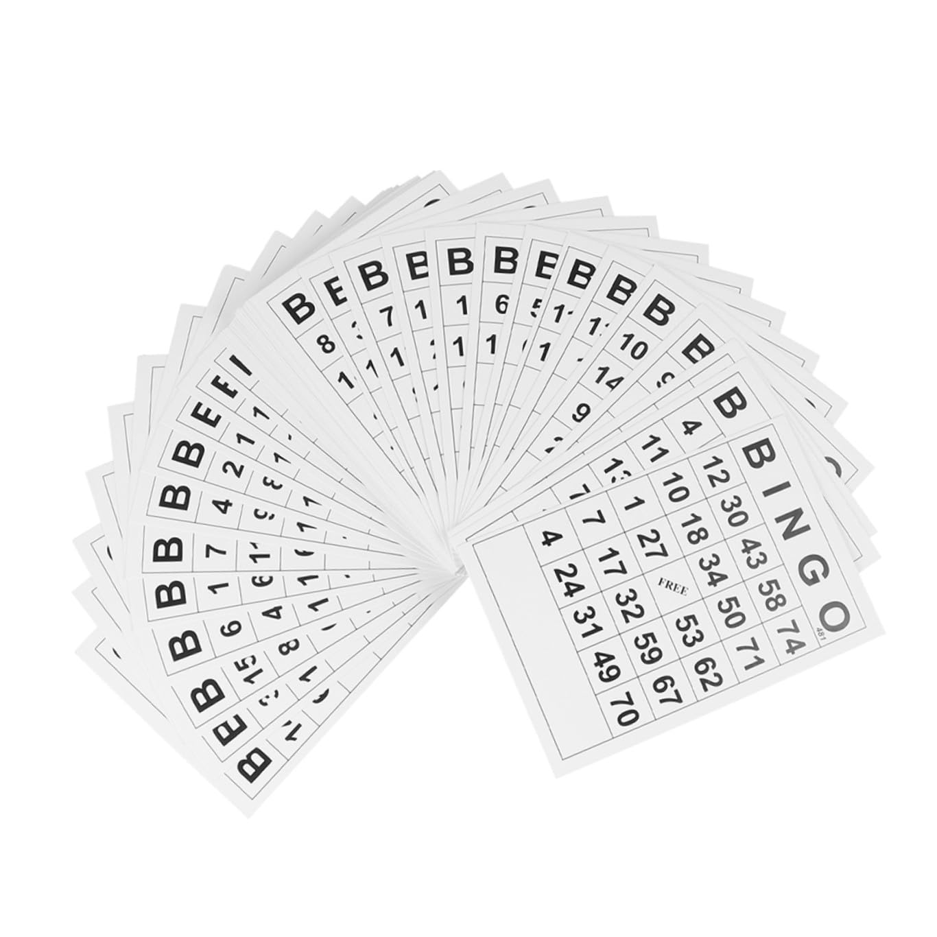 Tarjetas de Bingo para Juegos de Mesa 120 Piezas de Papel | Cartones para Bingo, Partidas y Fiestas, Formato Infantil, Pensado para Uso Social y Apoyo Cognitivo