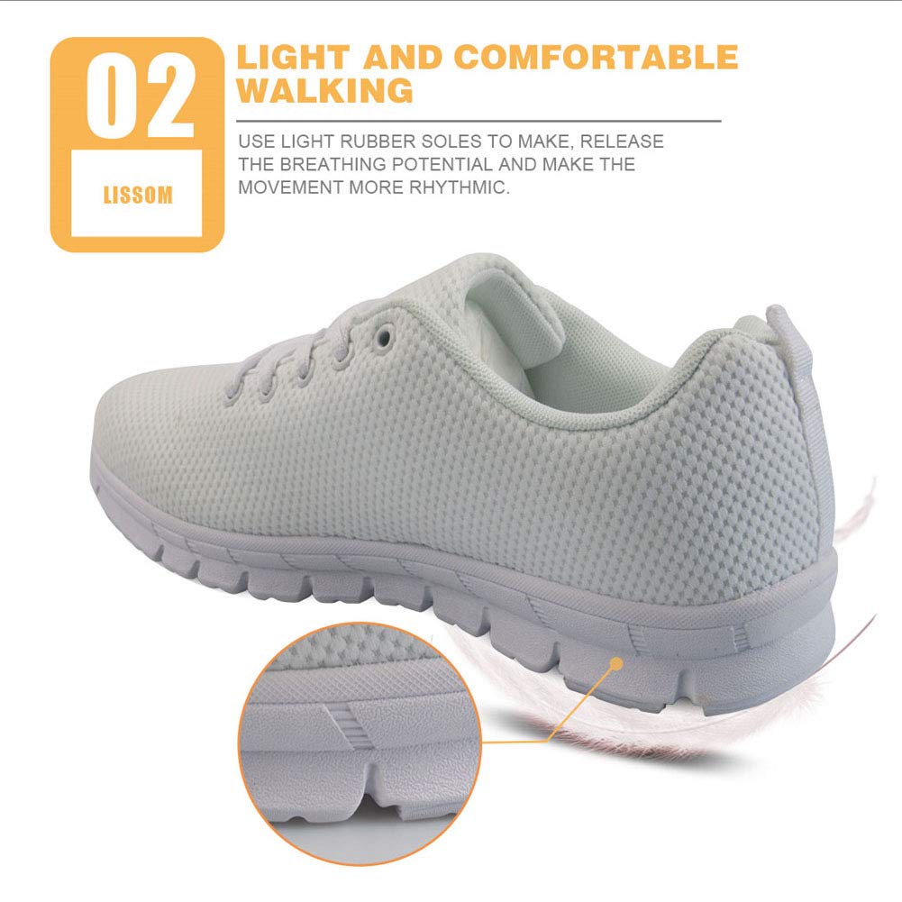 HUGS IDEA Leichtgewichtige Schaumstoff-Flachschuhe für Sport, Laufschuhe, Fitness, Joggen