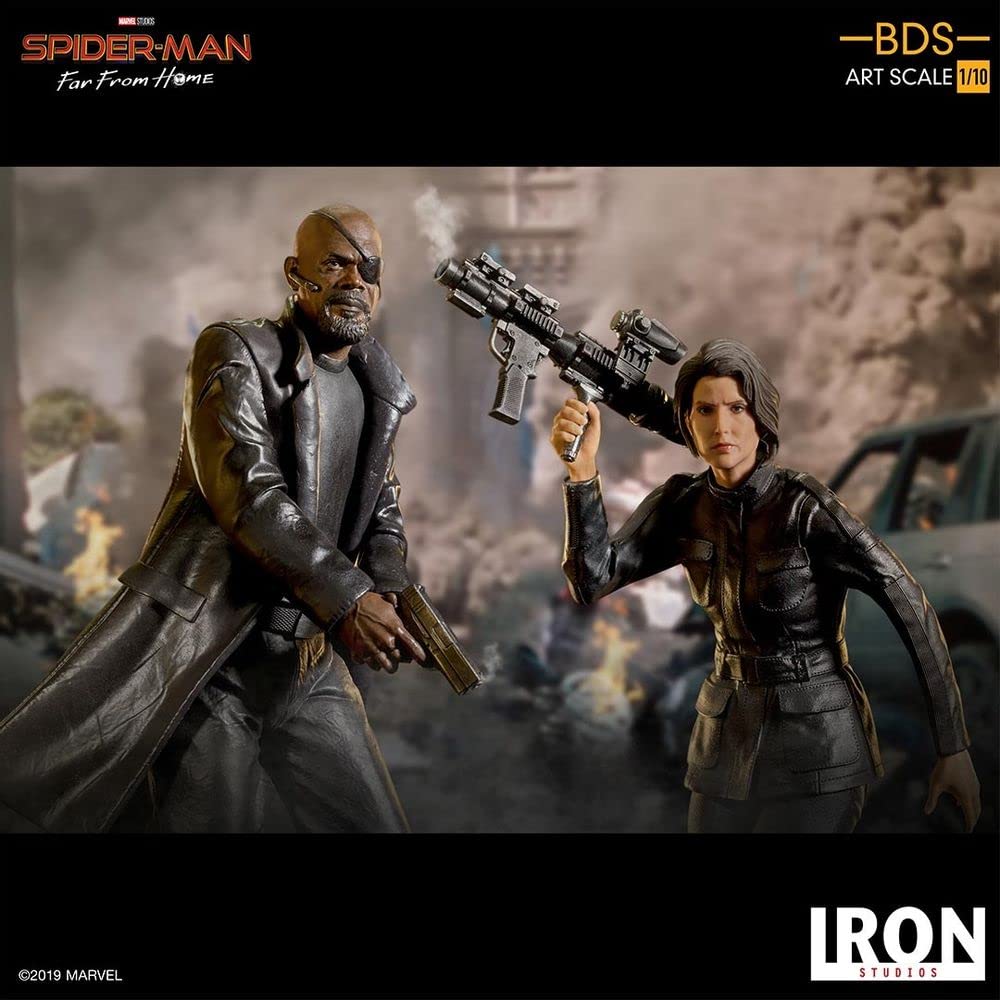 iron studios アイアンスタジオ スパイダーマン ヒル 1/10 Amazon.co.jp: Iron Studios Maria Hill アートスケール 1/10