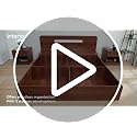 Image of Interio by Godrej Juno King Size Wooden Bed with Box Storage