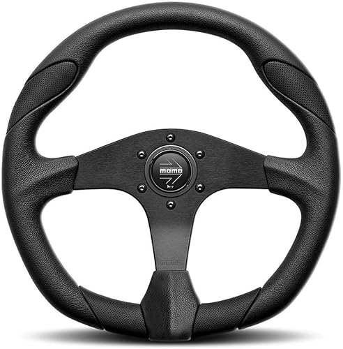 Momo QRK35BK0B Quark - Volante de uretano (13.780 in), color negro