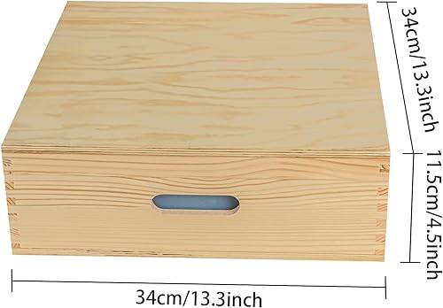 Miniatura 4 de Moldes de jabón grandes, revestimiento de silicona rectangular de 8L282 oz para molde de 18 barras con caja y tapa de madera, herramientas para