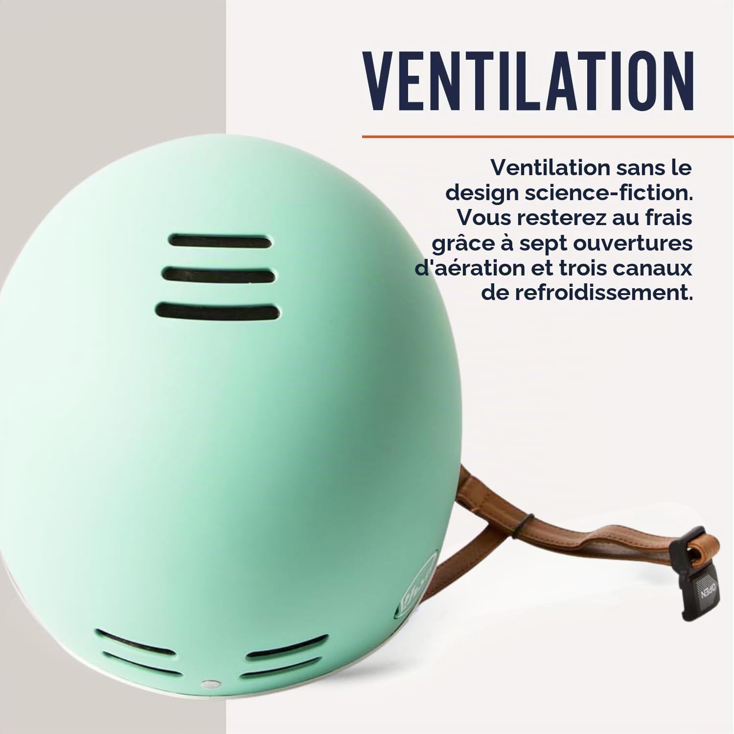 Thousand Casque de vélo pour Adultes – Collection Heritage – Certifié sécurité pour vélo, Skateboard, vélo de Route, Patinage à roulettes, Casque de Cyclisme