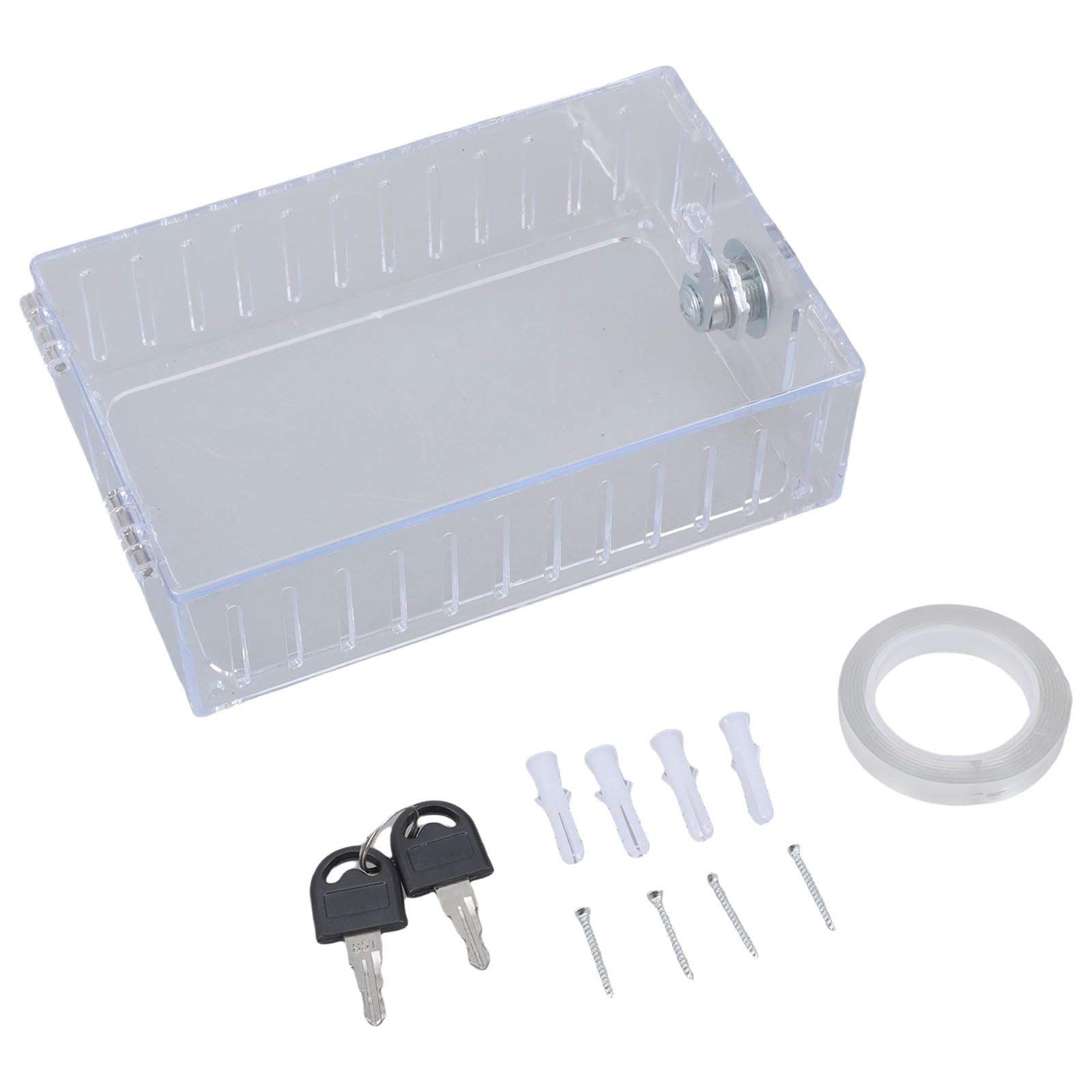 Tamper Resistant Thermostat Guard Case Security Enclosure Easy Installation Prevents Unauthorized Use Comes with Thermostat for Home /