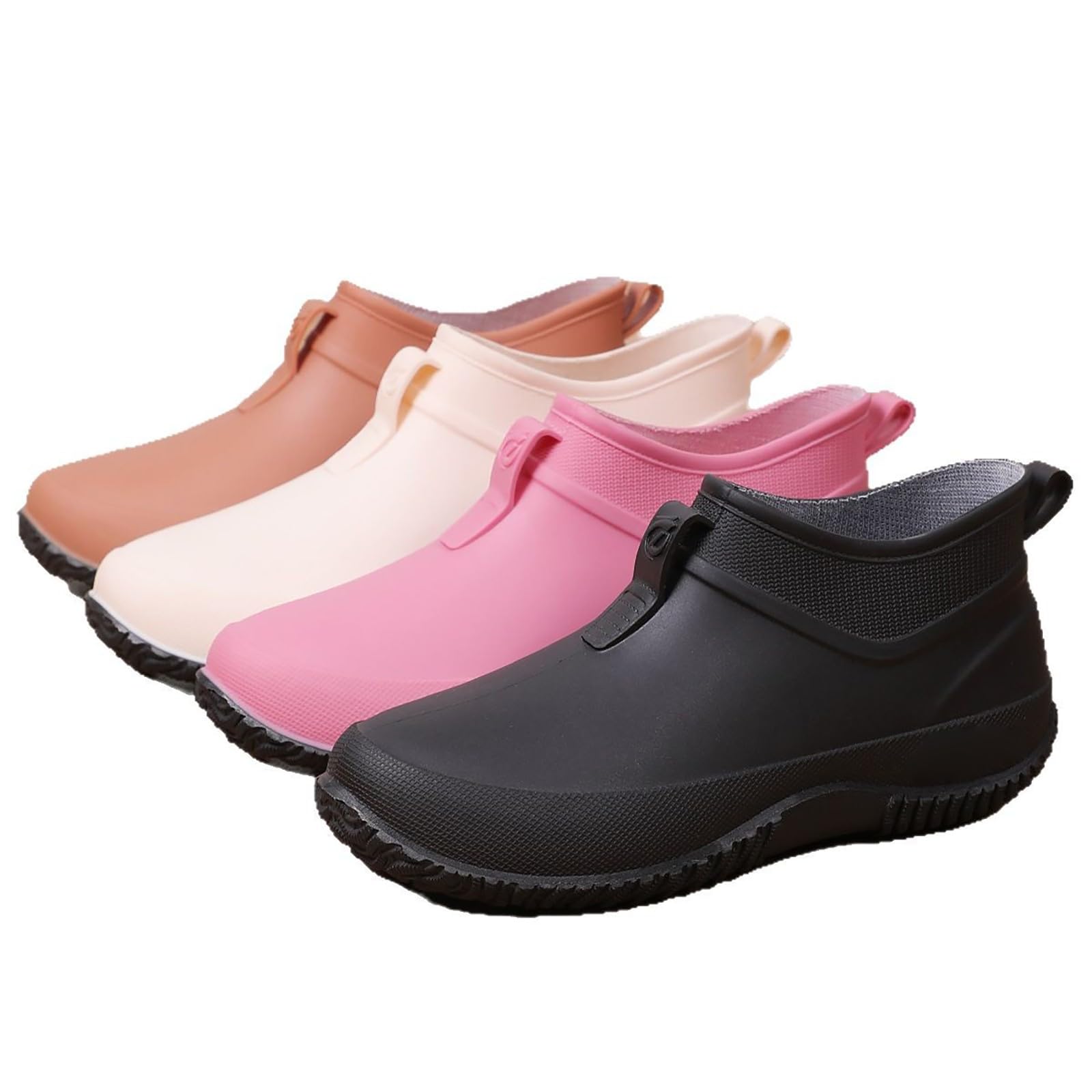 Botas de goma para mujer impermeables antideslizantes botines de jardín