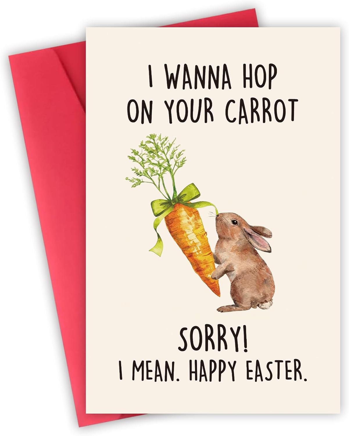 Funny Easter Gifts Card for Wife Husband Girlfriend Boyfriend, Easter Gifts Card for Men, Women, Humor E’ster Card for Him her