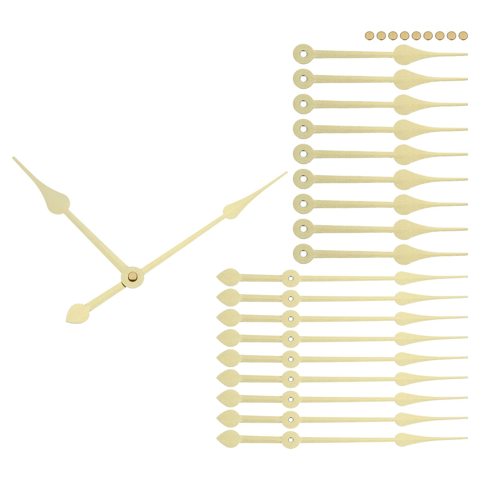 Clock Hands And Motor Kit Clock Hands Kit, 10 Set Clock Hands Kits